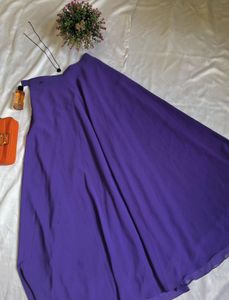 Vibrant Purple Maxi Skirt