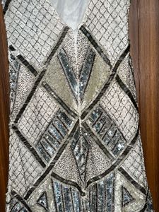 Y2K Rhinestone Pattern Mini Dress
