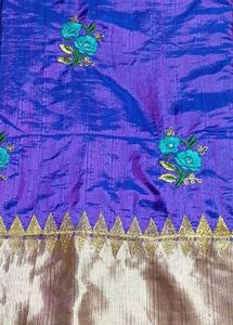 Rich purple Saree