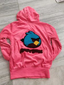 Pink Angry Birds Hoodie