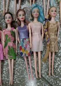 Lot of Fashion Dolls