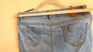Blue Denim Classic Skirt