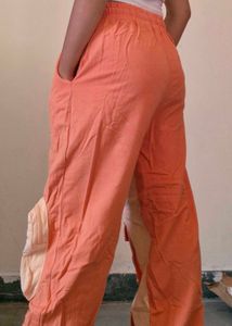 Two-Tone Cargo Pants(Unisex)