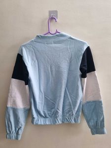 Color Block Zip-Up Jacket
