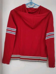 Branded Red Studiofit Hoodie From Westside