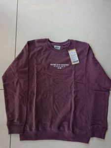Men's Purple Graphic Sweatshirt
