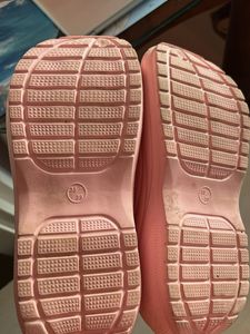 Cute Pink Clogs with Charms