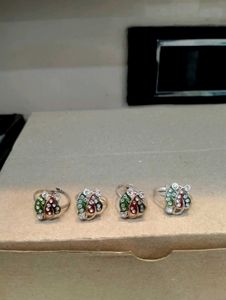 Set of 4 Colorful ToeRings