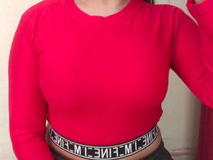Red Crop Top - Trendy &amp; Stylish