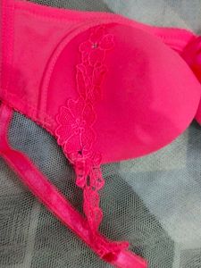 Bright Pink Padded Bra