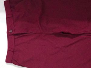 Maroon formal Pants