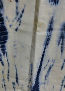 Elegant Blue &amp; White Tie-Dye Straight Kurta