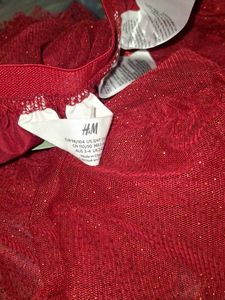 Sparkly Red Tulle Skirt