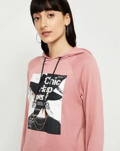 Max Pink Graphic Hoodie