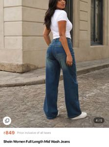 SHEIN Wide Leg Jeans