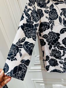 Chic Floral Button-Up Shirt