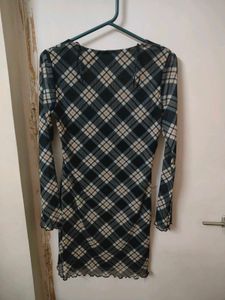 Checks Dark Academia Dress