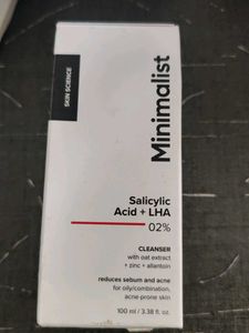 Minimalist Salicylic Acid + LHA Cleanser