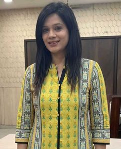 Aurelia Yellow Floral Print Kurta