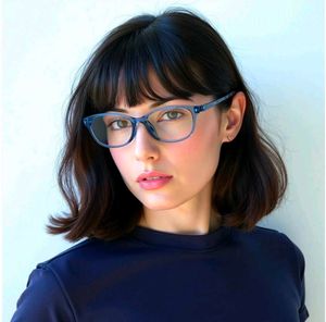 Lenskart Air Online Blue Full Rim Rectangular