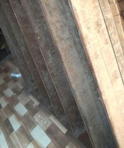 Vintage Wooden Shelving Unit Old Stock Very Heavy