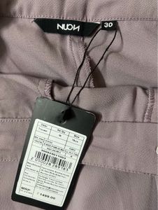 Purple Straight Fit Parallel Pants From Westside