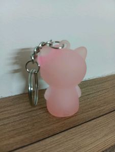 HELLO KITTY &amp; BARBIE KEYCHAIN SET