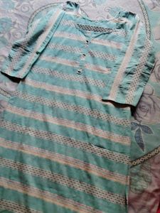 Beautiful Striped Cotton Kurta
