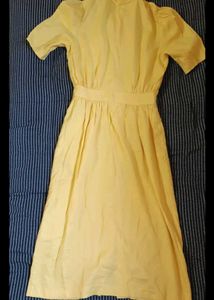 Women's Yellow Midi Dress ( for prom)