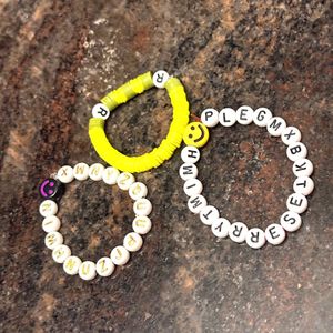 Trendy Beaded Bracelets with Charms