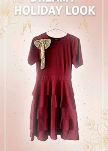 🎀Tiered Party Dress 👗 with Bow