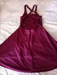 Sexy Backstrap Burgundy Wine Dress🍷