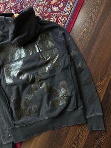 Authentic Off-White Black x champion Hoodie