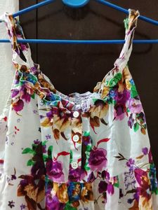 Floral Tiered Tank Top