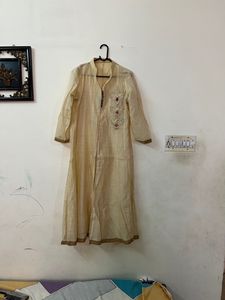 Anarkali Style Kurta With Inner And Embroidery