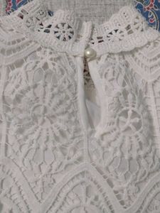 White lace top
