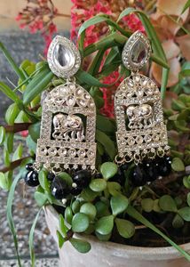 Elegant Elephant Drop Earrings