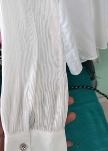 White Formal Shirt for Women - Size S 34-35 Bust -