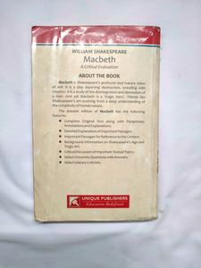 Macbeth Book By Dr. S. Sen