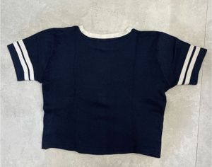 Under Armour Navy Striped Crop Top M size