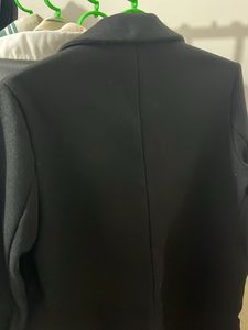 Black Double-Breasted Coat