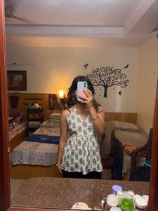 Boho Print Halter Neck Top