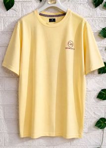 Men's Yellow "Moments" Graphic T-Shirt