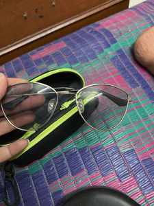 Silver Aviator Frame Glasses