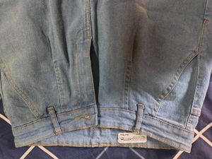 Stylish Light Wash Denim Jeans