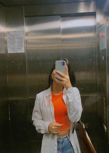 Orange Tank Top