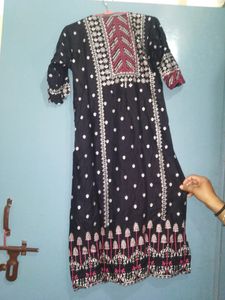 Black ⚫ Kurti Cotton