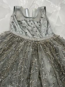 Stunning Embellished Grey frock