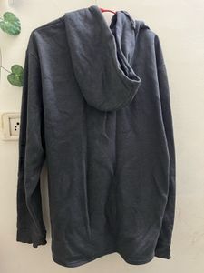 Men's Grey Zip-Up Hoodie