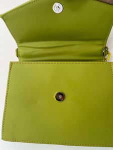 Ted Baker Green Handbag with Leopard Scarf